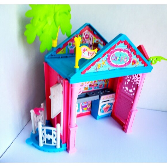 Barbie Club Chelsea 2 Story Playhouse Chelsea Blonde Beach Doll Mermaid Suit - Picture 2 of 9
